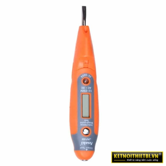 Bút thử điện đa năng cao cấp Φ3.5 x 140mm 12 &#8211; 220V Asaki AK-9059