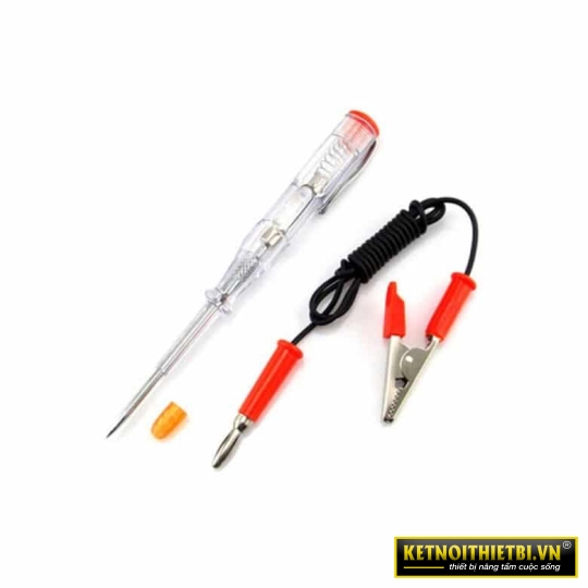 Bút thử điện một chiều DC Φ3 x 140mm6 &#8211; 12 &#8211; 24V Asaki AK-9063