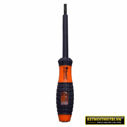 Tua vít cách điện & thử điện 5 x 100mm (-) Asaki AK-9087