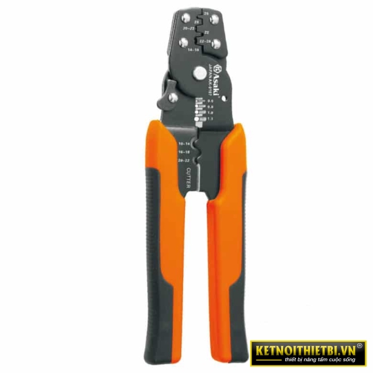 Kềm bấm và tuốt dây điện đa năng 8,5&#8243;/212mm Asaki AK-9107