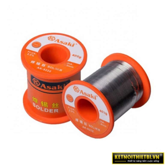 Dây chì hàn 250g/0.8mm Asaki AK-9215