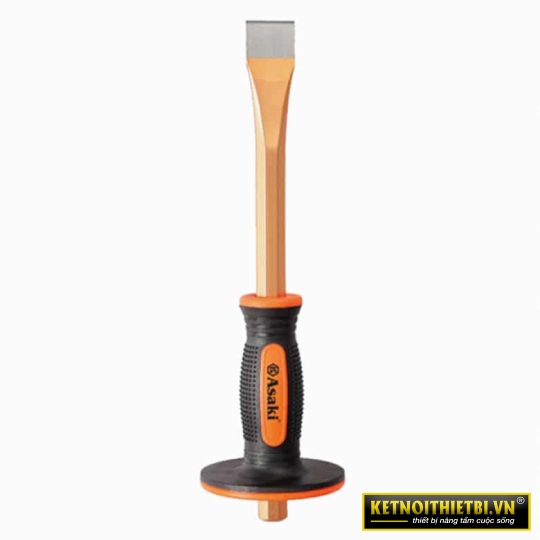 Đục sắt có tay chắn 16 x 300mm (mũi dẹp) Asaki AK-9642