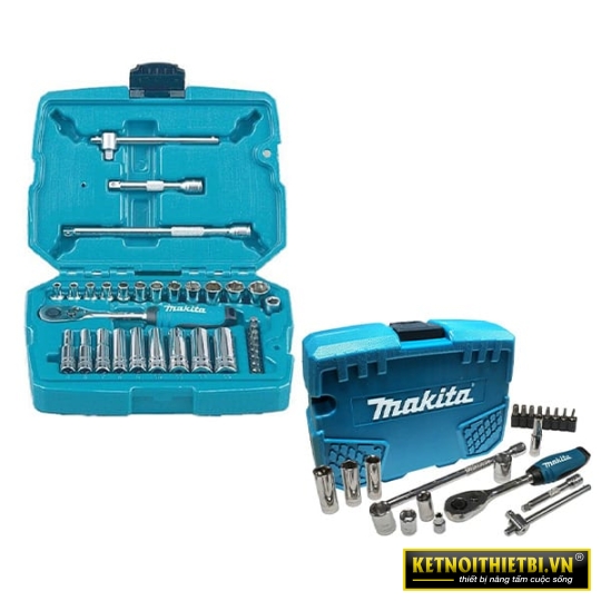 Bộ cần siết tự động & đầu tuýp 1/4&#8221; 34 chi tiết Makita B-65567