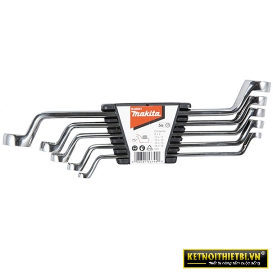 Bộ cờ lê hai đầu vòng 5 chi tiết Makita B-65551