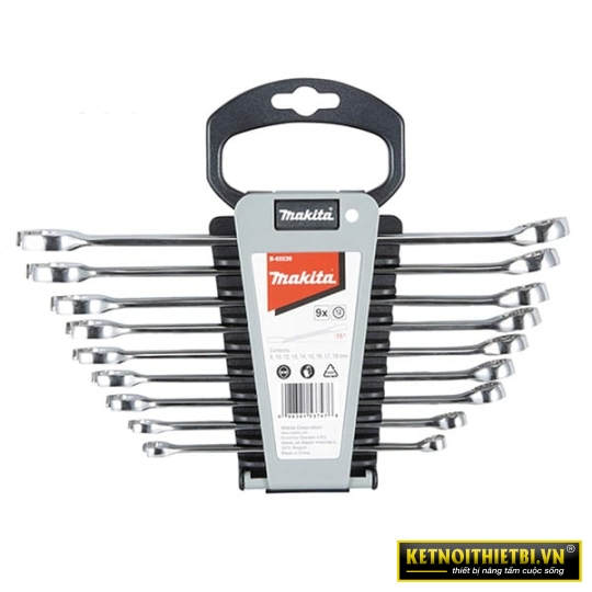 Bộ cờ lê vòng miệng 9 chi tiết Makita B-65539