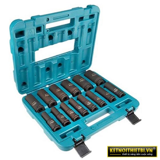 Bộ đầu tuýp dài 14 chi tiết 3/8” Makita B-55550