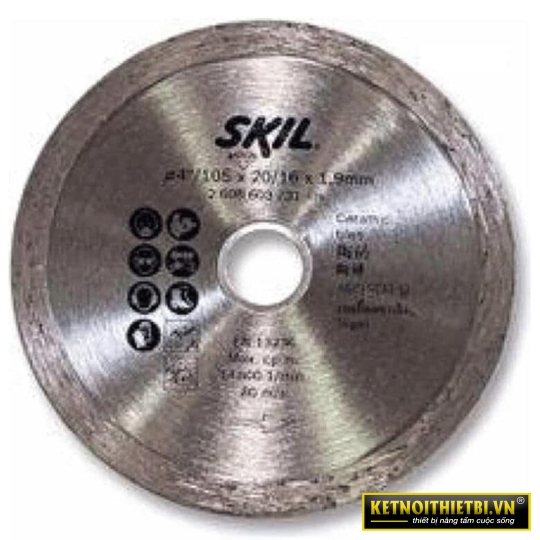 Đĩa cắt SKIL 105&#215;20/16mm không khía Bosch 2608603731