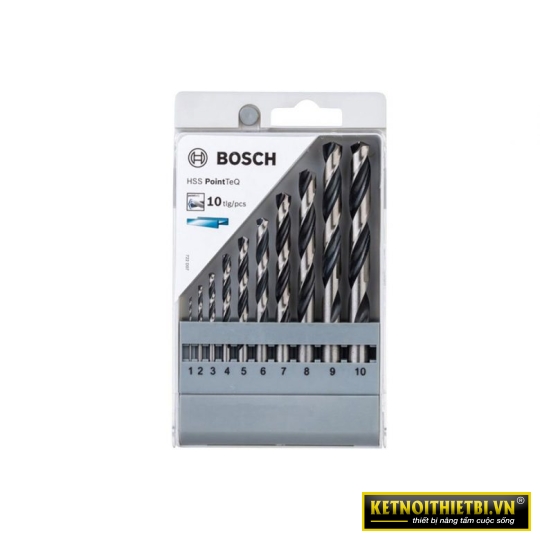 Bộ mũi khoan HSS 10 mũi Bosch 2608577348