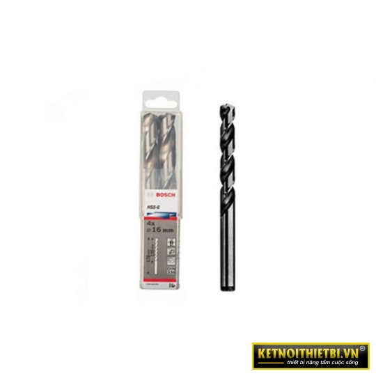 Mũi khoan sắt HSS-G 16mm (hộp 4 mũi) Bosch 2608585595