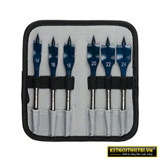 Bộ khoan gỗ đuôi cá 6 mũi Bosch 2608595424