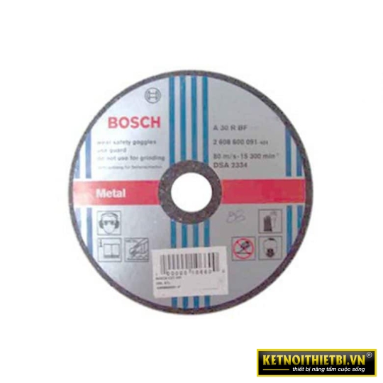 Đá cắt sắt 100&#215;2.5x16mm Bosch 2608600091