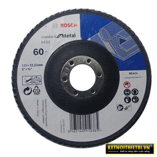 Đĩa nhám xếp Alox P40 Ø180mm Bosch 2608601692