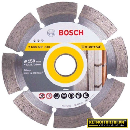 Đĩa cắt kim cương 150mm Bosch 2608603330