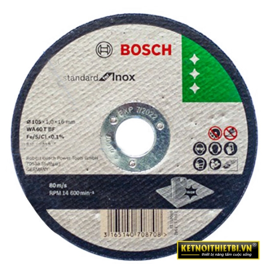 Đá cắt inox 105mm Bosch 2608603413