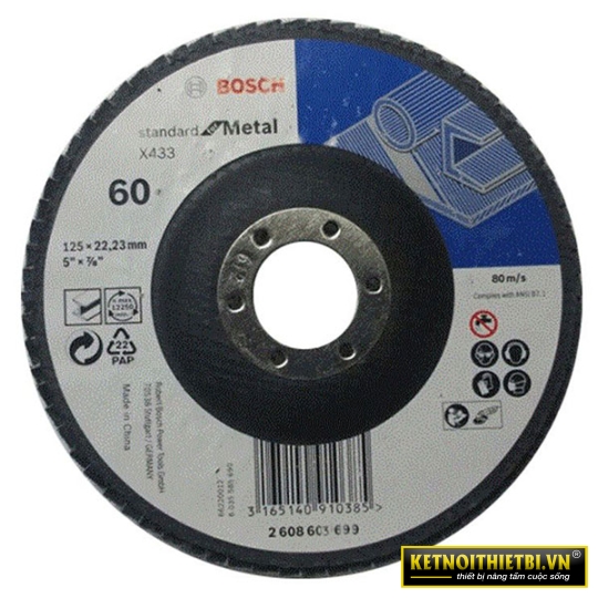 Đá nhám xếp P40 Ø100mm Bosch 2608603699