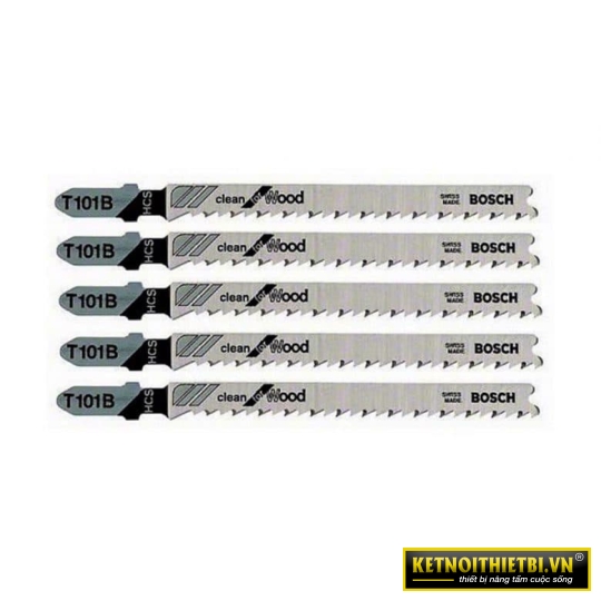 Bộ 5 lưỡi cưa lọng T 101 B Bosch 2608630030