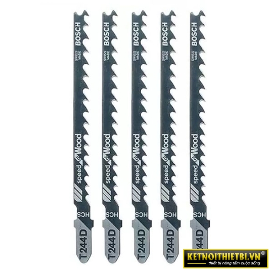 Lưỡi cưa lọng T 244 D &#8211; Gỗ 5 lưỡi Bosch 2608630058