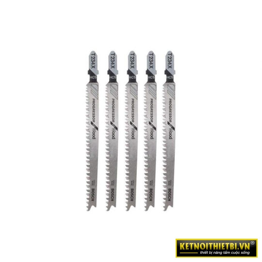 Bộ 5 lưỡi cưa lọng T 234 X Bosch 2608633528