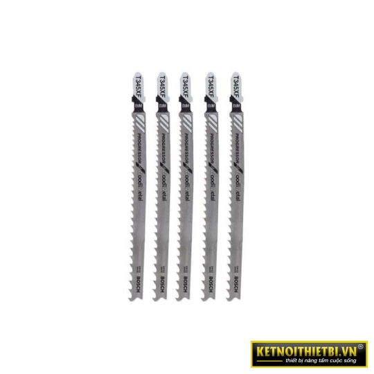 Bộ 5 lưỡi cưa lọng T 345 XF Bosch 2608634994