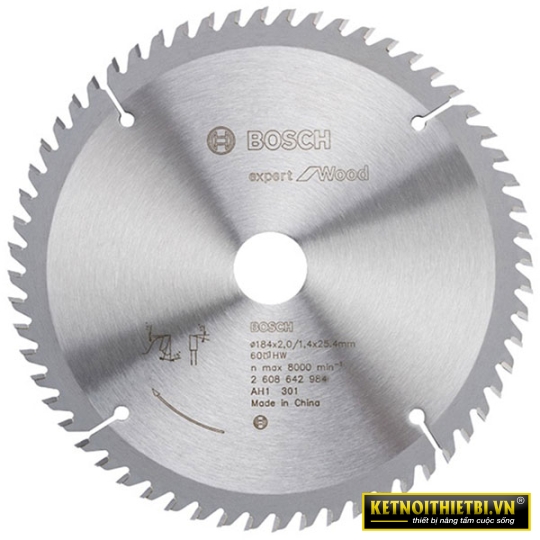 Lưỡi cưa gỗ 184&#215;25.4mm T40 Bosch 2608642984