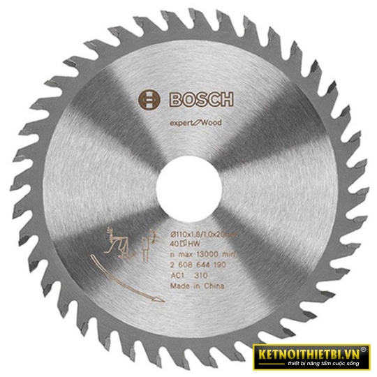 Lưỡi cưa gỗ 110x20mm T40 Bosch 2608644190