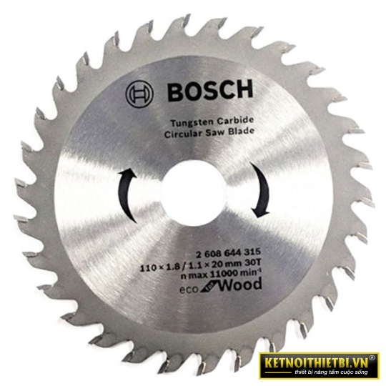 Lưỡi cưa gỗ 110x20mm T30 Bosch 2608644315