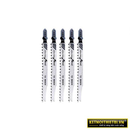 Bộ 5 lưỡi cưa lọng T 308 B Bosch 2608663751