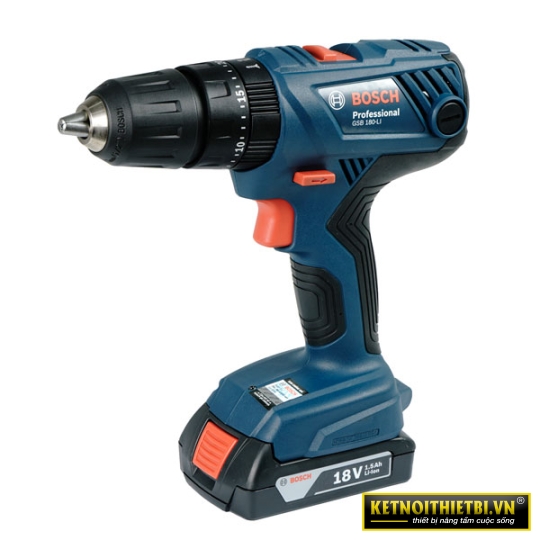 Máy khoan vặn vít động lực dùng pin 18V Bosch GSB 180-LI