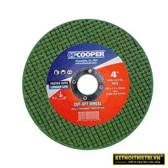 Đá cắt inox 105mm CFCooper SSI100
