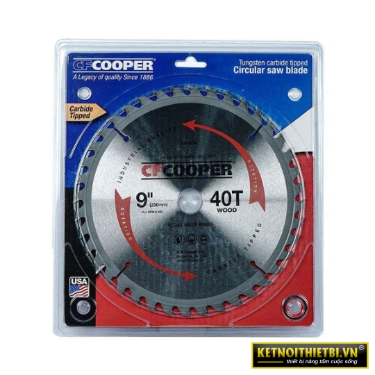 Lưỡi cưa gỗ 230mm x 40T CFCooper SW09040
