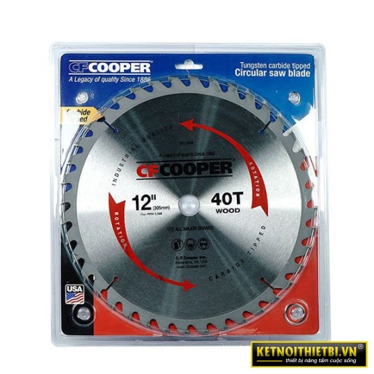 Lưỡi cưa gỗ 305mm x 40T CFCooper SW12040