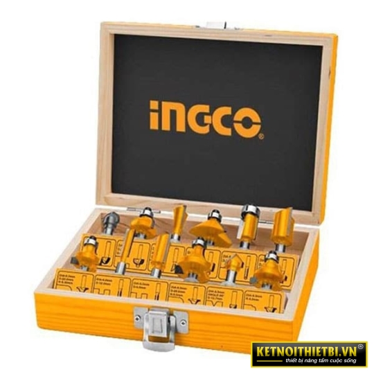 Bộ 12 mũi phay gỗ INGCO AKRT12141