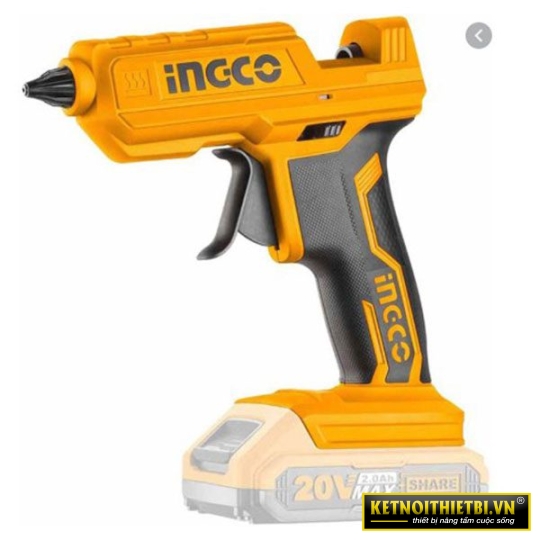 Súng bắn keo pin 20V INGCO CGGLI2001