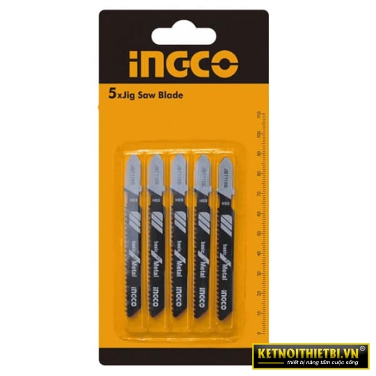 Bộ 5 Lưỡi Cưa Lọng Kim Loại 50mm INGCO JBT118B