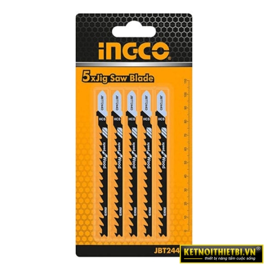 Bộ 5 lưỡi cưa lọng gỗ 74mm INGCO JBT244D