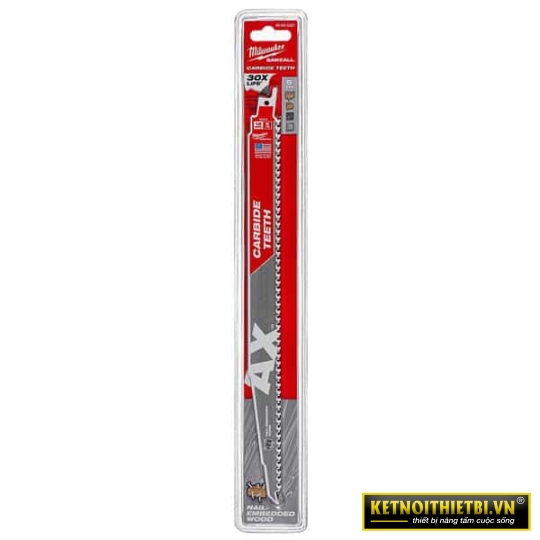 Lưỡi Cưa kiếm gỗ AX Carbide T5-300.48mm (1 chiếc)  Milwaukee - 48-00-5227