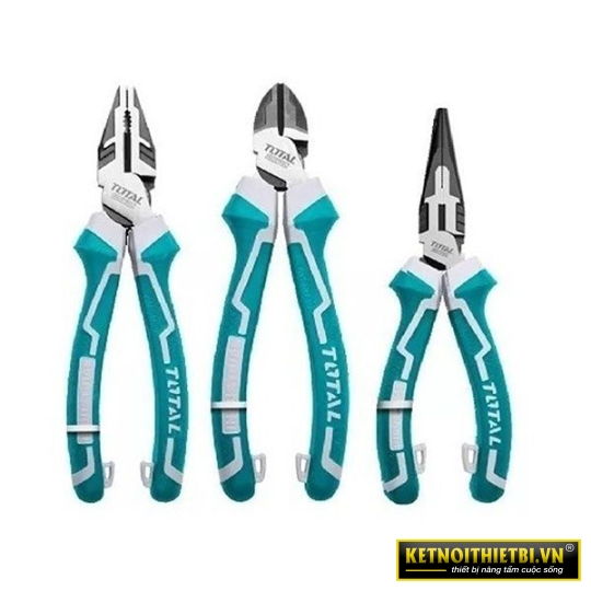 Bộ 3 kềm răng, cắt và nhọn cao cấp Total THT2K0301S