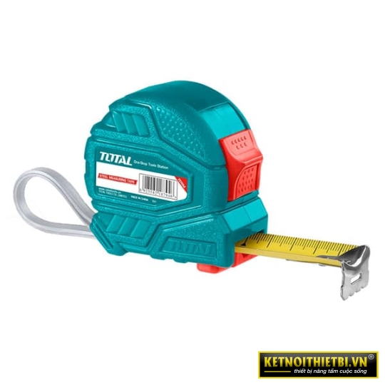 Thước kéo thép nền vàng 3x16mm Total TMT126331