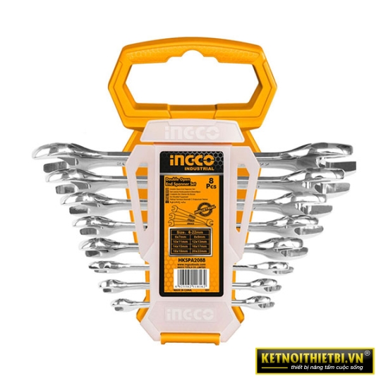 Bộ 8 cờ lê hai miệng 6-22mm INGCO HKSPA2088