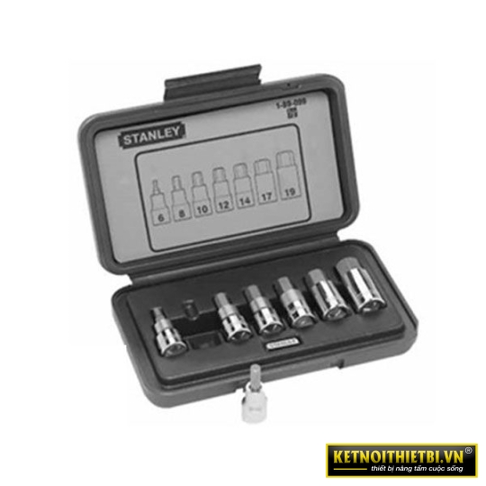 Đầu tuýp 1/2&#8243; vít lục giác (7 chi tiết) Stanley 89-099-1