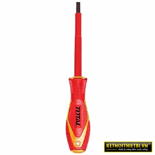 Tua vít dẹp cách điện 6.5 x 150mm Total THTIS6150