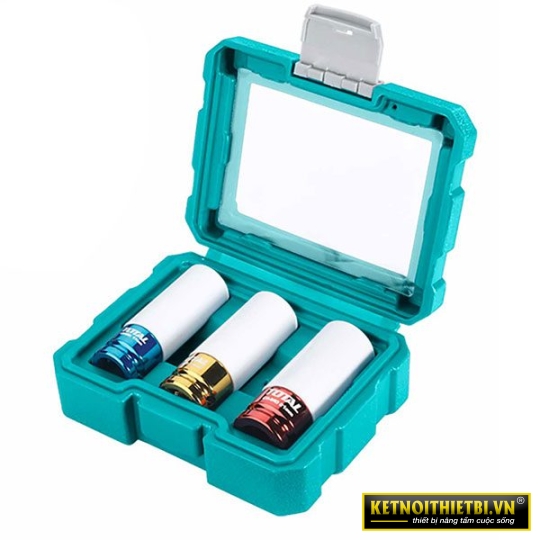 Bộ 3 đầu tuýp lục giác Total THMLNS031