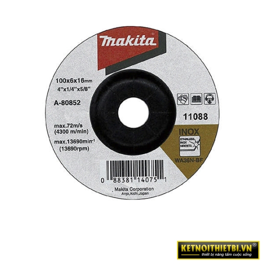 Đá mài inox 100x6x16mm A36P/WA36N Makita A-80852