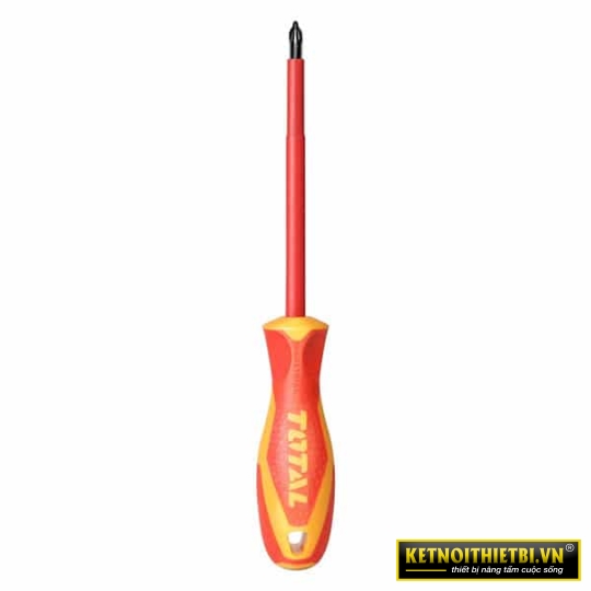 Tua vít bake cách điện PH0 x 60 mm Total THTISPH060