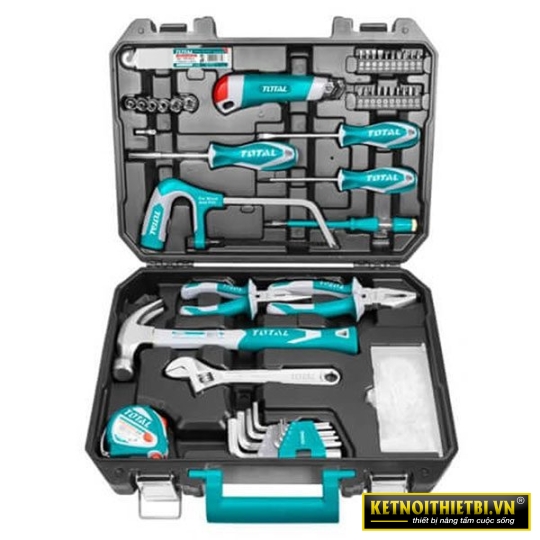 Bộ đồ nghề cầm tay 117 chi tiết Total THKTHP21176