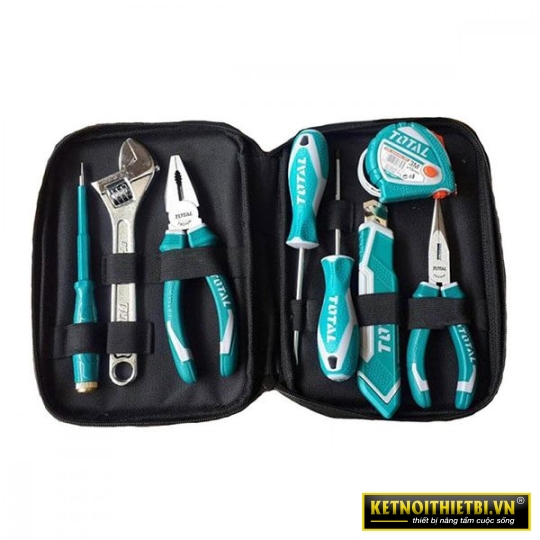 Bộ đồ nghề cầm tay 8 chi tiết Total THKTHP90086