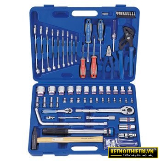 Bộ tuýp 1/2&#8243;, 1/4&#8243; 75 chi tiết Kingtony 7075MR01