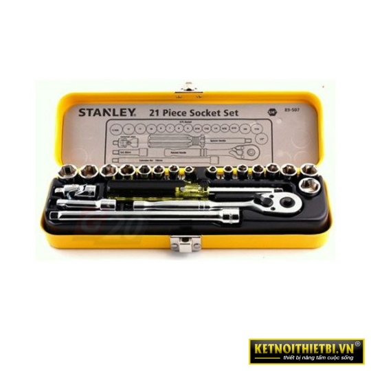 Đầu tuýp 1/4&#8243; 21 chi tiết Stanley 89-507
