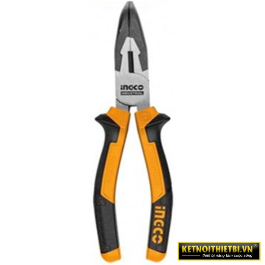 Kềm Mũi Nhọn Mỏ Cong 160mm INGCO HBNP28168
