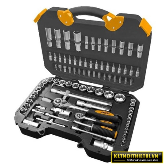 Bộ 94 đầu tuýp 1/4 in và 1/2 in INGCO HKTS42941